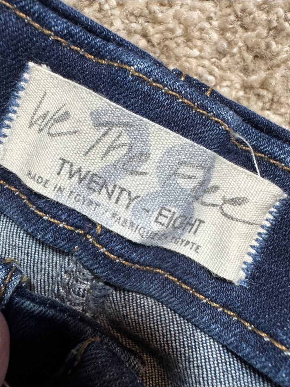 We The Free Dark Blue Skinny Jeans Size 28
